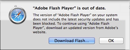 mac keeps asking for adobe flash player